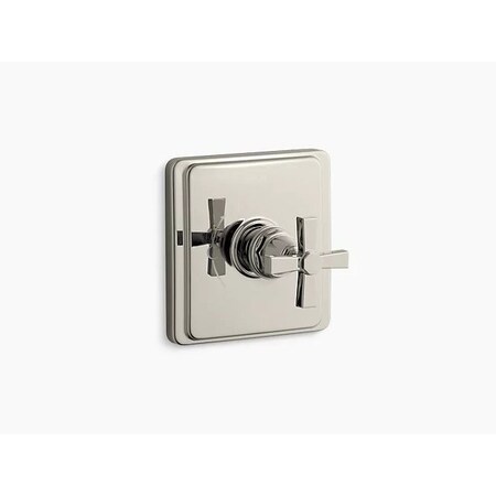 Kohler Pinstripe Pure Rite-Temp Valve Trim With Cross Handle TS13135-3A-SN